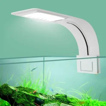 

EU Plug Ultra Thin Led Fish Tank Aquarium Lamp Aquatic Grass Highlight Led Fish Tank Lamp Aquarium LED Light aquarium led strip