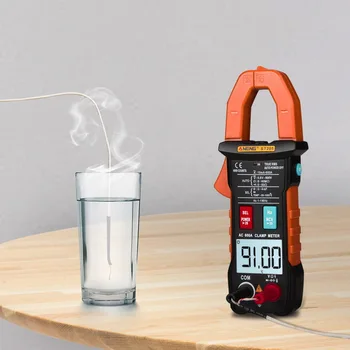 

Junejour Digital Clamp Meter Analog Multimeter Current Clamp DC/AC Intelligent AUTO range meter with temperature tester
