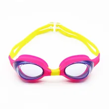 Летние горячие продажи, детские плавательные очки, противотуманные очки с защитой от УФ-лучей, цветная оправа, плавательные очки с защитой глаз