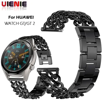 

For HUAWEI WATCH GT GT2 Stainless Steel Band Strap Alloy Metal Replacement Watch Band Dragon Scale Bracelet Wristband 22mm