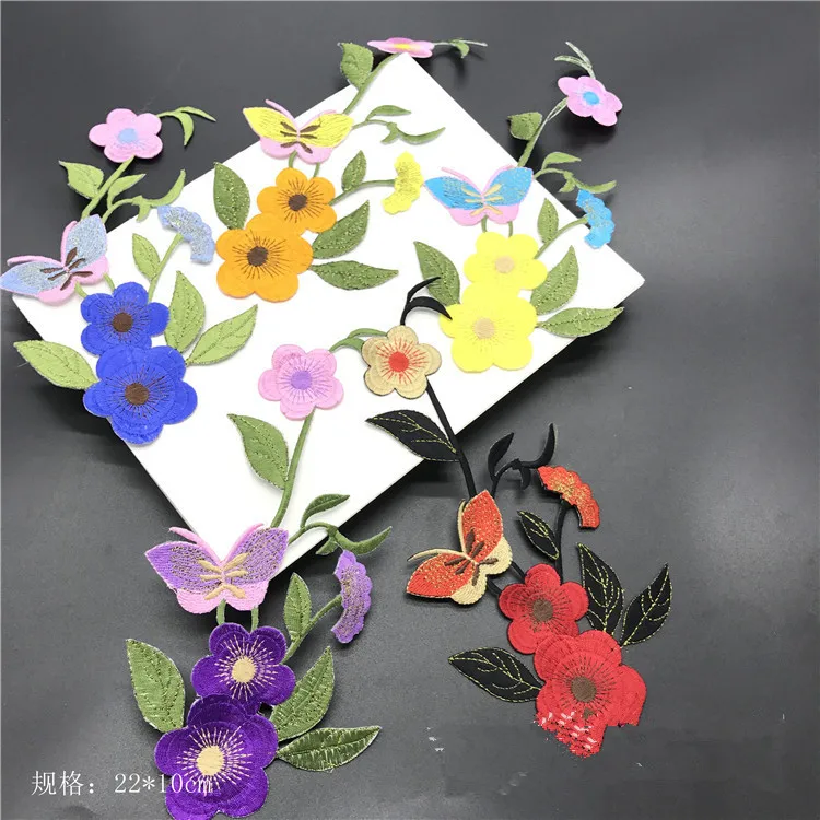 

NEW 5Pc Plum cloth paste Clothing patch Adhesive patch sticker Coat trim decal Sewing accessories DIY wholesale Handmade