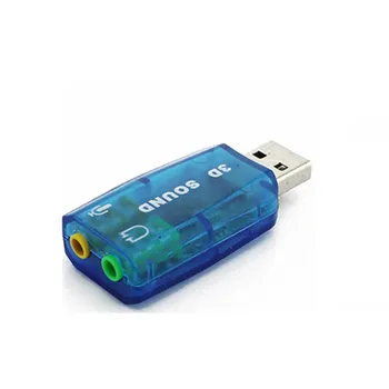 

3D Sound Card Audio Adapter 5.1 Channel for PC Computer Extenal Sound Card USB to 3.5mm microphone headphone Jack Stereo Headset