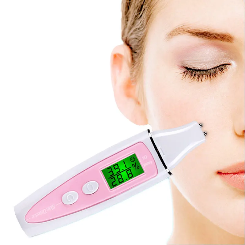 Rocita Belleza Digital LCD Monitor de Humedad del probador del detector facial de la piel instrumento analizador de la piel 