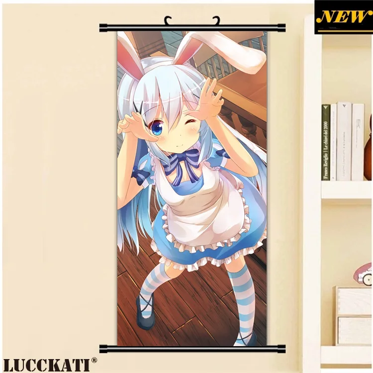 Gochiusa Gochuumon wa Usagi Desu ka кроличьи уши Чино камелид пикантный лоли мультяшный аниме