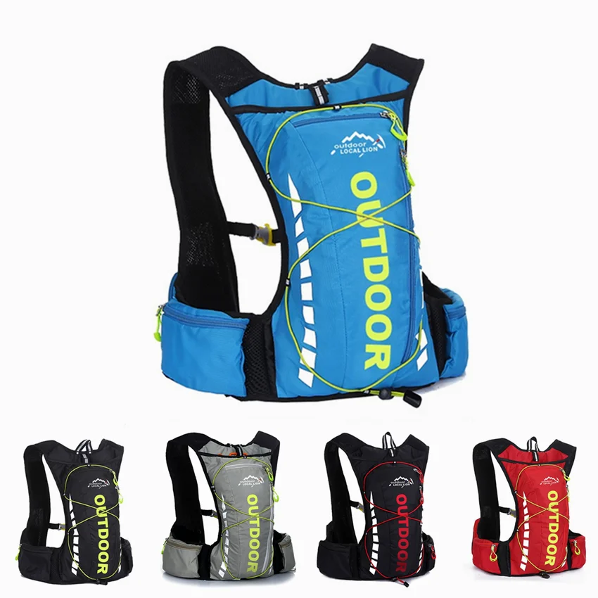 Bolsa de ciudad con bolsa de agua para hombre y mujer, 10L, mochila impermeable para bicicleta, ciclismo, senderismo, Camping, mochila táctica para el pecho
