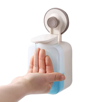 

Kitchen Sink Soap Dispenser Wall-mounted Hand Sanitizer Bottle Bathroom Punch-free Shower Gel Bottle