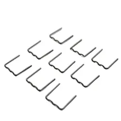 Agrafeuse à chaud en acier inoxydable, 100 pièces, 0.8mm, réparation de pare chocs, agrafes semi ondulées 