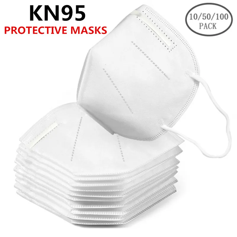 

Fast Delivery N95 Dust Mask 3 Layers Filter Respirator Face Mask KN95 Mask Filter Against Droplelt N95 Mask as FFP2 mascherine