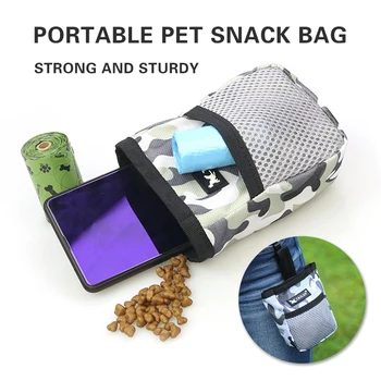 

Portable Dog Poop Waste Bag Outdoor Training Pet Food Snack Bags Multifunctional Treat Storage Pouch For Dogs Puppy Pet Products