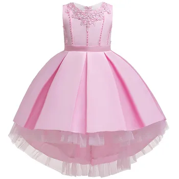

Dress For 1-8 Years Girls Party Princess Dress Formal Petals Kids Children Party Dress Girl Clothes