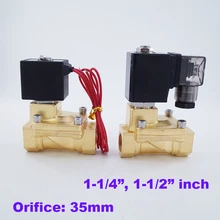 2 way пилот диафрагмы водные магистрали из Желтой меди пневматический нормально закрытый электромагнитный клапан из резиновой смеси на основе бутадиен-1-1/" BSP 40 мм PX-40 1-1/4" 35 мм PX-35