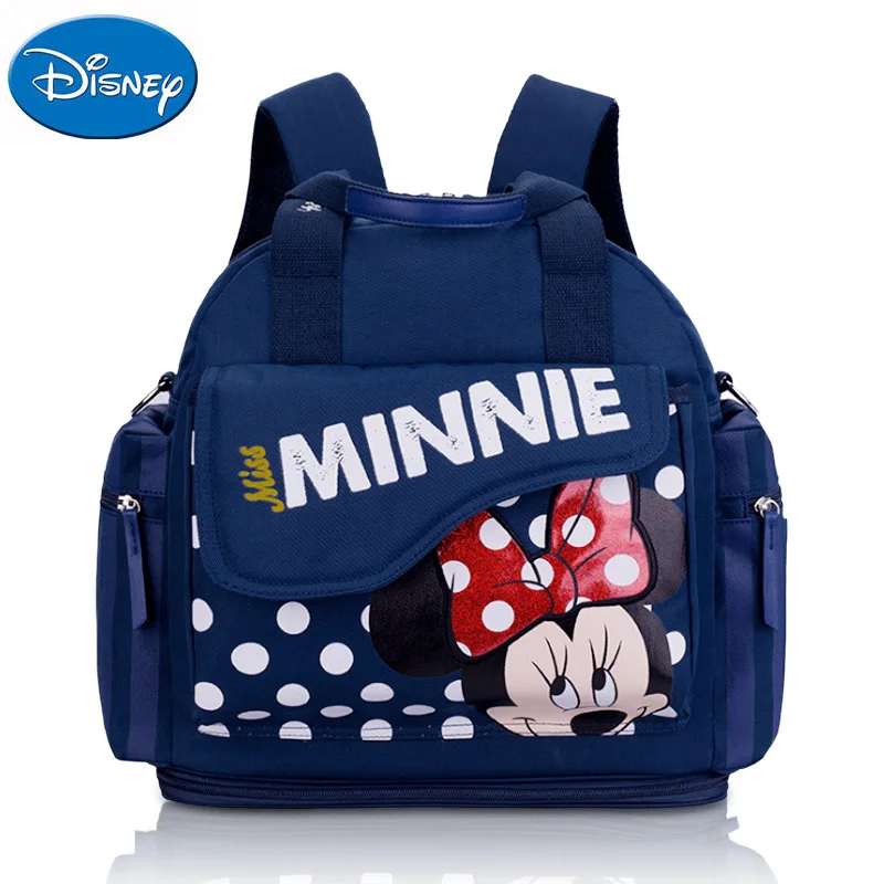 DISNEY новый белый горошек Минни детские сумки для мамы милый мультфильм пеленки