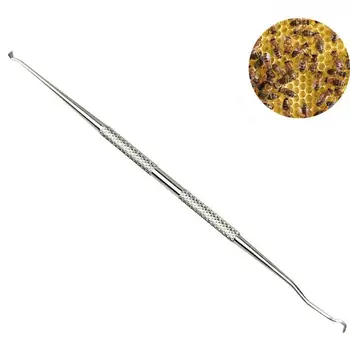 

Beekeeping Needle Queen Rearing Grafting Tool Stainless Tool Bee Grafting Steel Head Scraper Double Beekeeper Hive Q4W8
