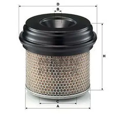 Фильтр воздушный MB 911-2220 OM352 80 MANN-FILTER C21338 | Автомобили и мотоциклы