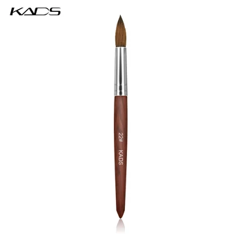 

1pc 22# 100% Kolinsky Acrylic Nail Brush Professional Nail Gel UV Brush Red Wood Handle Sable Nail Art Pen Gel Brush