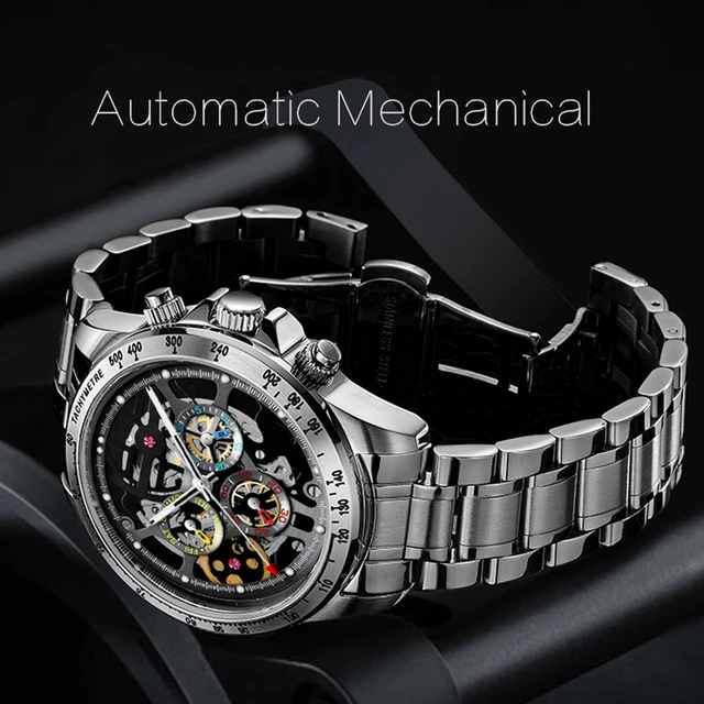 Relojes mecánicos automáticos Skeleton  Pagani Design Relojes automáticos  Hombres-Lujo-Aliexpress