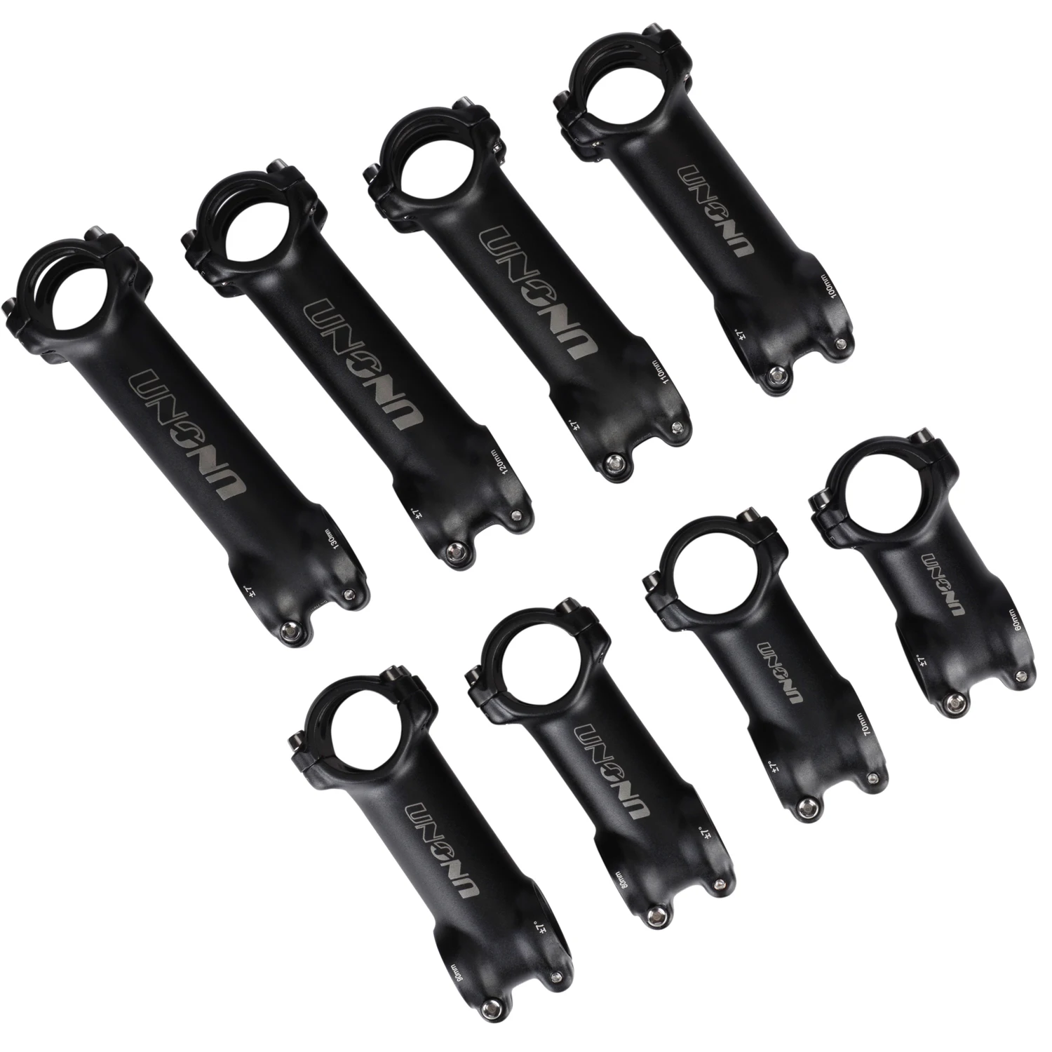 UNO Ultralight Bike Stem 7 17 Degree MTB Mountain Road Bicycle Stem 31.8mm 60/70/80/90/100/110/120/130mm Bicycle Kalloy Parts