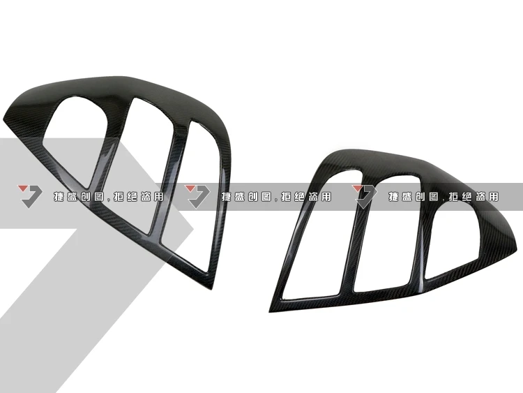 Подходит для 04-08 Honda Fit Jazz carbon fiber задняя крышка противотуманной фары задняя крышка лампы