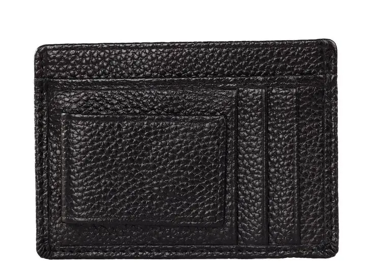 Stock Clearence Cow Genuine Leather Money Clip Fashion Leisure Men's Wallet Casual Unisex Coin Purses Dollar Clips Top Quality