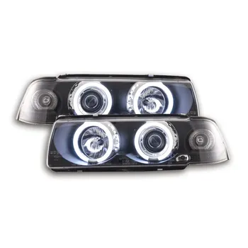 

E36 FKFSBM14031fari Angel Eyes CCFL BMW 3 Series Coupe/convertible year Constr. 92-98 Black