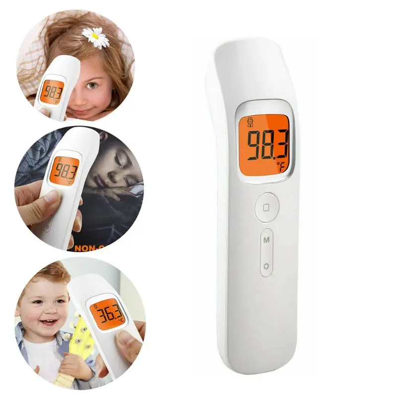 

1Set Handheld Forehead Infrared Thermometer LCD Display Non-Contact Fever Measuring