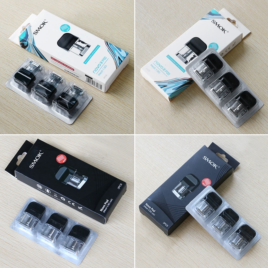 Original Vape SMOK NOVO Pod Cartridge Atomizer 2ML NOVO2 TANK Vpaorizer NOVO 2 MTL Vaporizador Mesh Coil Electronic Cigarette