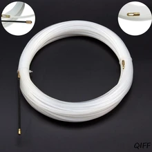 Белый направляющее устройство нейлон электрический кабель толкатели воздуховод змея Rodder ленты провода