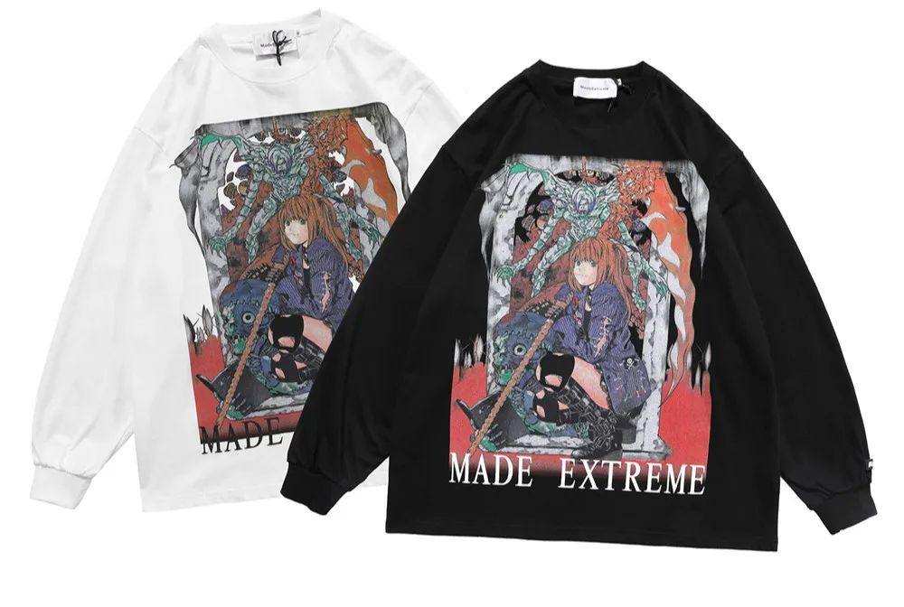 Made Extreme Hip Hop Cartoon Girl Sweatshirt