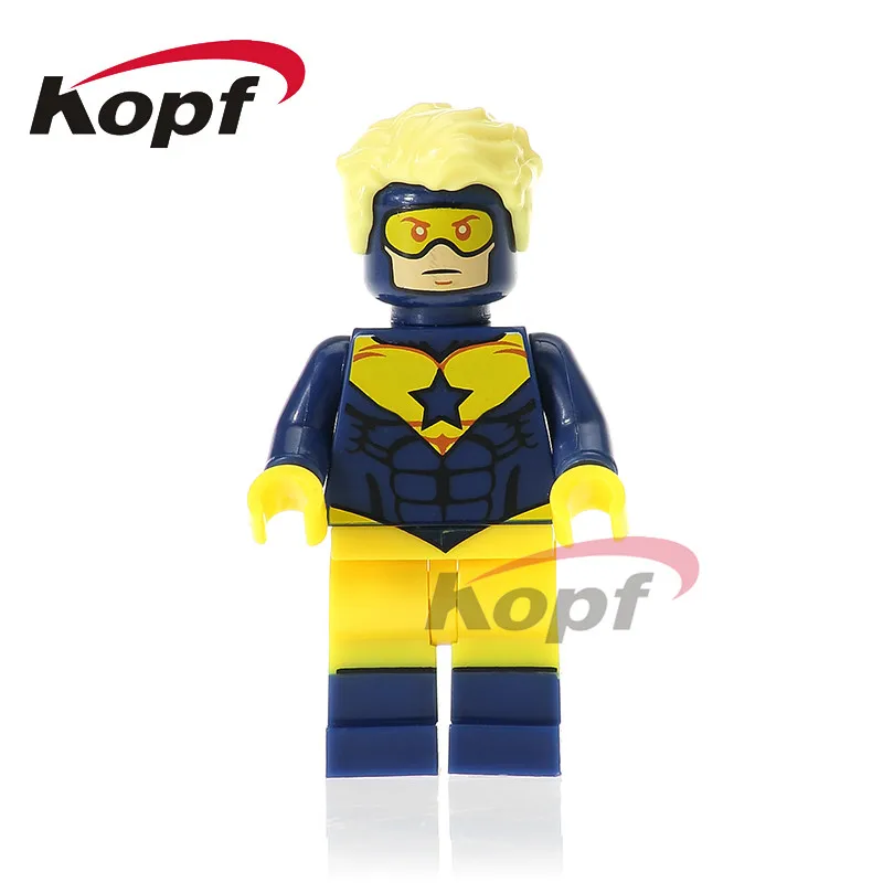 

Single Sale XH 747 Super Heroes Booster Gold Power Girl Parademon Katana Reverse-Flash Bricks Building Blocks Toys for children