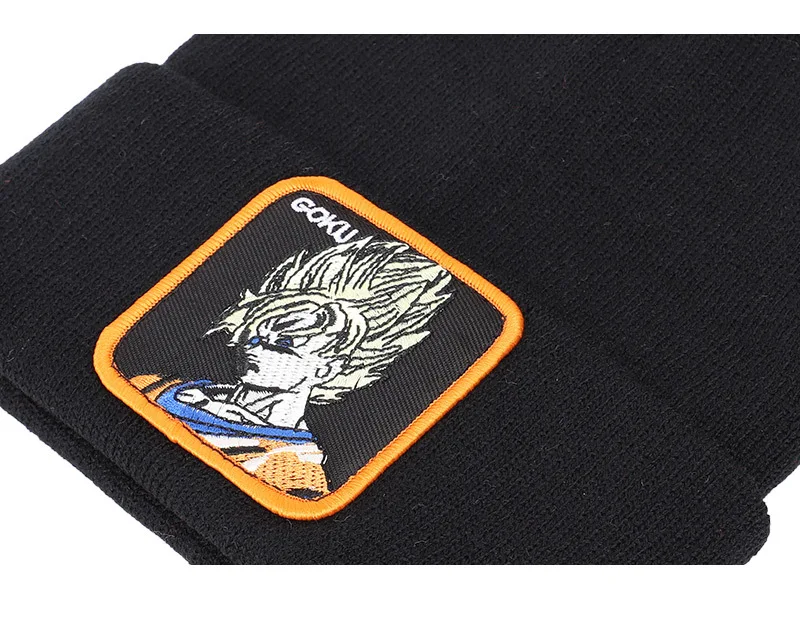 Goku Beanie шапка для мужчин мальчиков осень зима вязаный теплый Жемчуг дракона краями Акриловые комиксы Лыжный Спорт Аксессуары для улицы для подростков