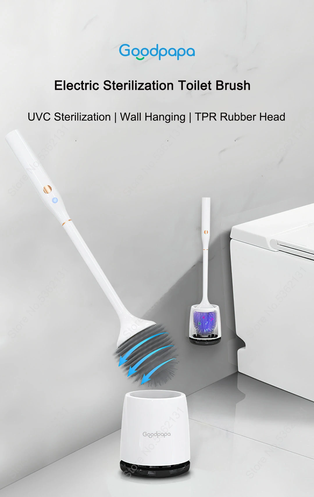 Youpin Youpin Wireless electric toilet brush ultraviolet