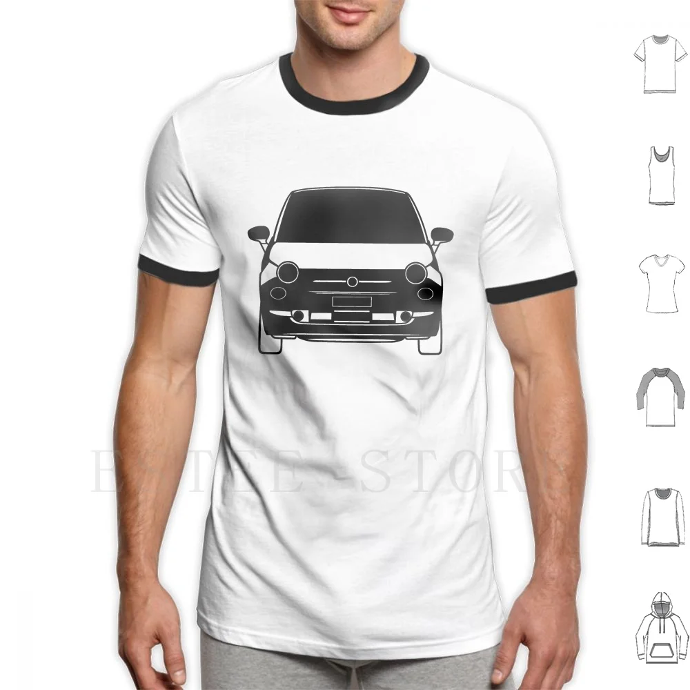 500 Abarth T Shirt Fai Da Te Grande Formato 100% Cotone 500 Abarth Abarth Fiat 500 Fiat Andr56