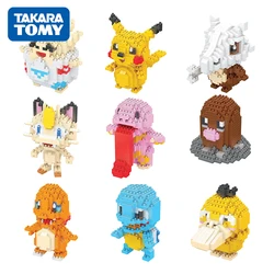 Petits blocs de construction Pokemon anime Pikachu, personnage de dessin animé, modèle Animal, jeu éducatif, jouets pour enfants 