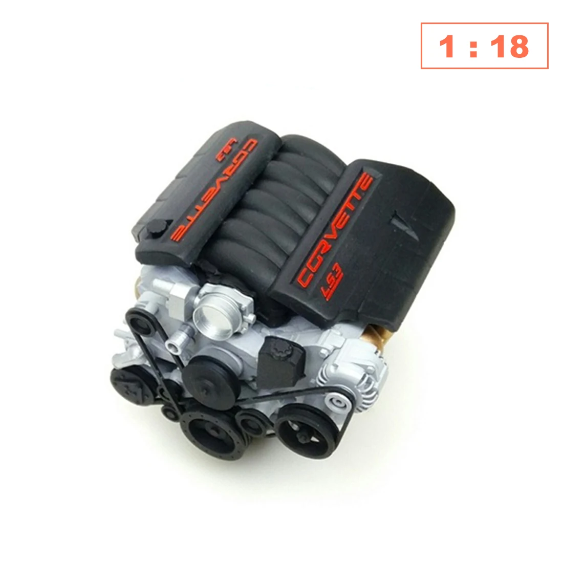 1:24/1:18/1:10 DIY Имитация статической модели двигателя автомобиля для Is3 модели строительных комплектов - Цвет: 1 18