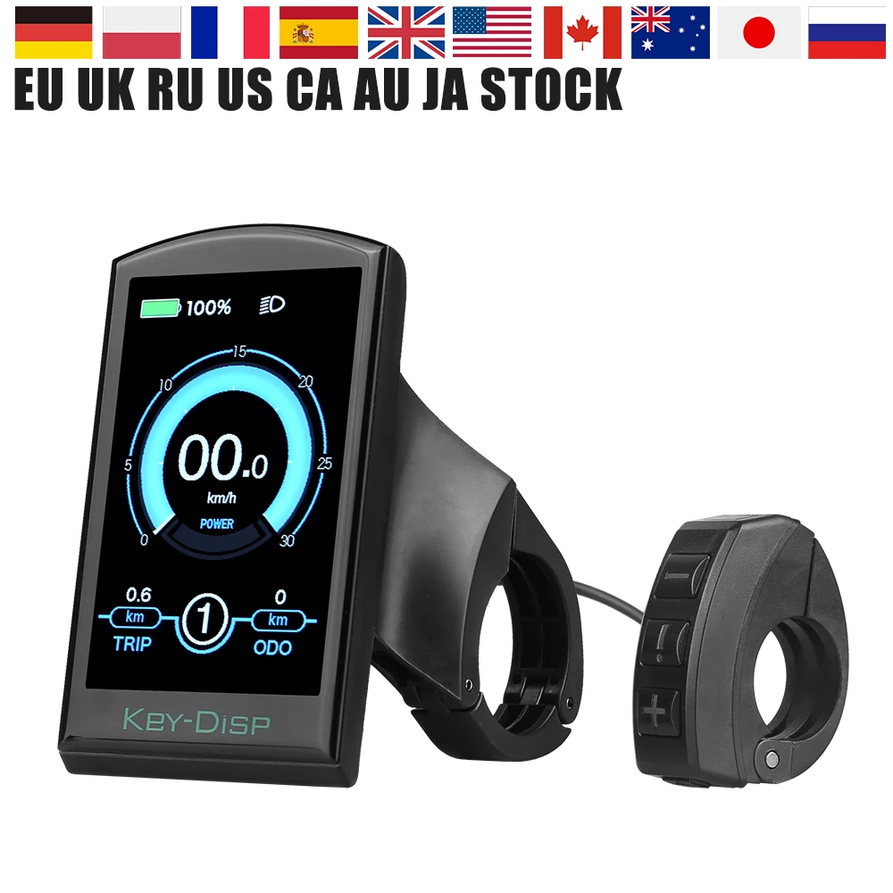 Electric Bicycle Intelligent KD986 Display with USB Port ebike Screen Waterproof E Bike Computer for BAFANG BBS02B BBS01B BBSHD | Спорт и