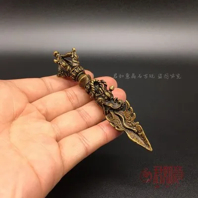 Непальский латунный Тантрический буддийский изделия(Jingang Pestle