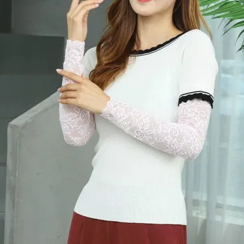

Lace Sleeve Sleeves for Arm Shaper Cool Muff Anti-sunburn Sleeve Summer Long Sleeves on Hand Cover Breathable