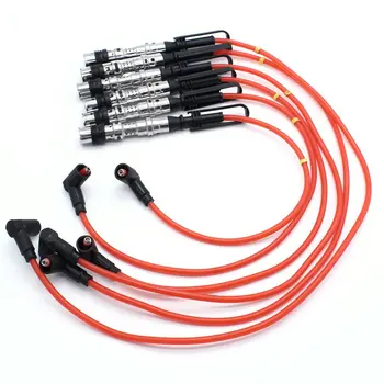 

BREMI IGNITION CABLE SET RED CORRADO VR6 2.8 2.9 AAA ABV with PULLER Ignition cable SI-AT38012 Automotive Parts
