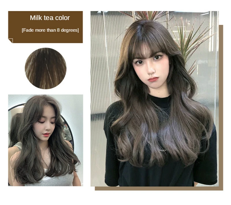 500ml Hair Dye Cream Fashion Blue Hair Waxing Mud DIY Temporary Styling Hair Color Cream No Damage Easy Wash Purple Hair Dye Wax