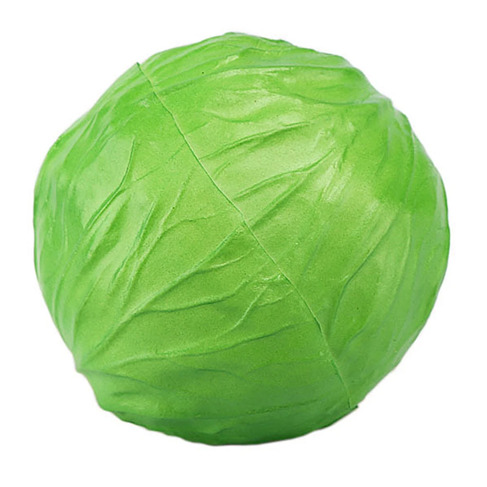 Green Cabbage Искусственное Моделирование еда овощи фрукты ПУ красный перец поддельный лимон овощи для дома ресторан кухня Сад Искусство Декор - Цвет: Green Cabbage