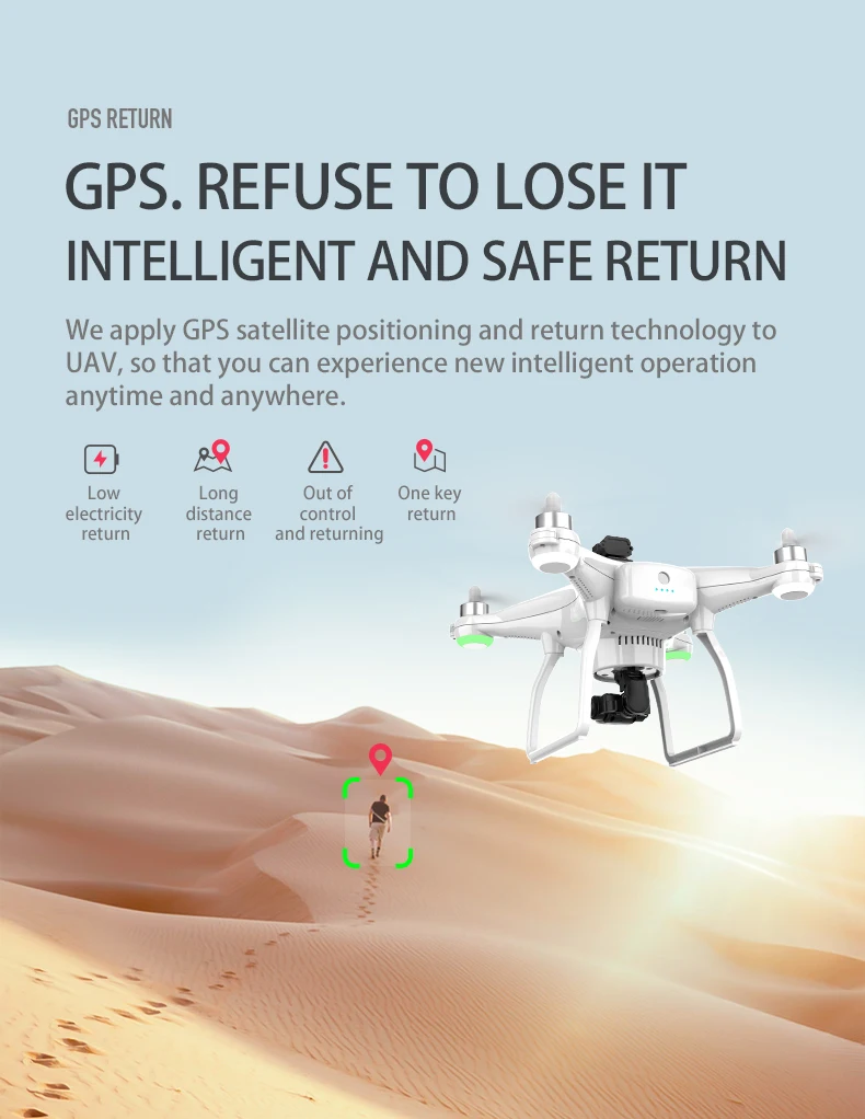 KF103 Drone, GPS RETURN GPS. REFUSE TO LOSE IT INTELLIGENT AND