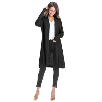 

Long Causal Cardigan Sweaters Women Hollow Out Knitted Summer Knitwear Ladies V-Neck Girls Cardigans Long Sleeve Jumper Female