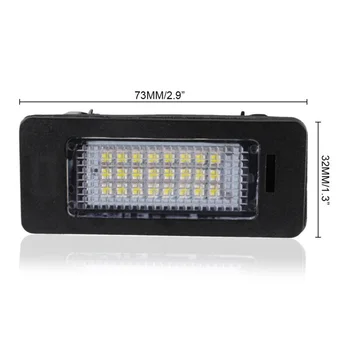 

Lamp License Plate Light Canbus 6000K 12V For A4 S4 B8 A5 S5 Q5 PASSAT