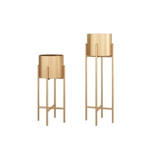 Железный арт балкон Крытый посадки тип Земли европейский стиль Современная Простота зеленый Ло цветочный горшок посадки