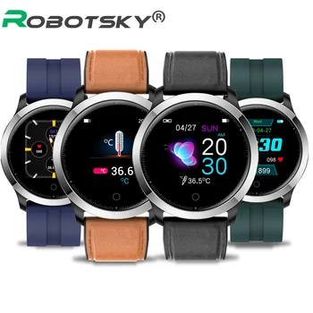 

Fitness Tracker Temperature Measurement IP67 Waterproof Smart Bracelet Heart Rate Oxygen Measurement Smart Watch For Men Women