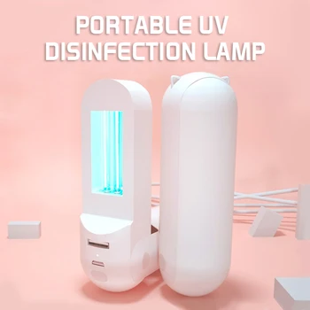 

Folding Germicidal UVC Lamp Wand Portable Handheld Ultraviolet Disinfect Light USB Rechargeable Sterilize Battery Stick Charging