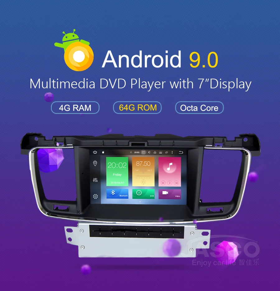 Android 9,0 автомобильный dvd-плеер gps ГЛОНАСС навигация для peugeot 508 2011 2012 2013 3g Bluetooth Радио RDS Аудио Видео Стерео
