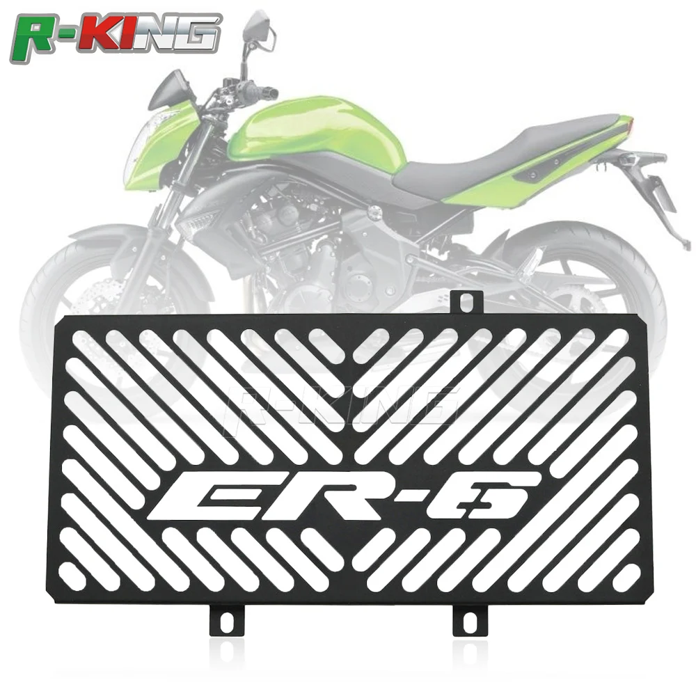 Защита для радиатора из нержавеющей стали Kawasaki ER6N|Накладки и декоративные