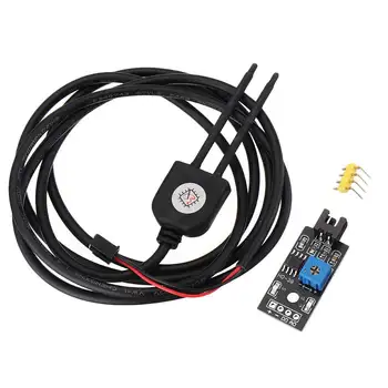

LEORY DC3.3V-12V Soil Moisture Detection Module Water Detect Corrosion Resistance Probe Sensor