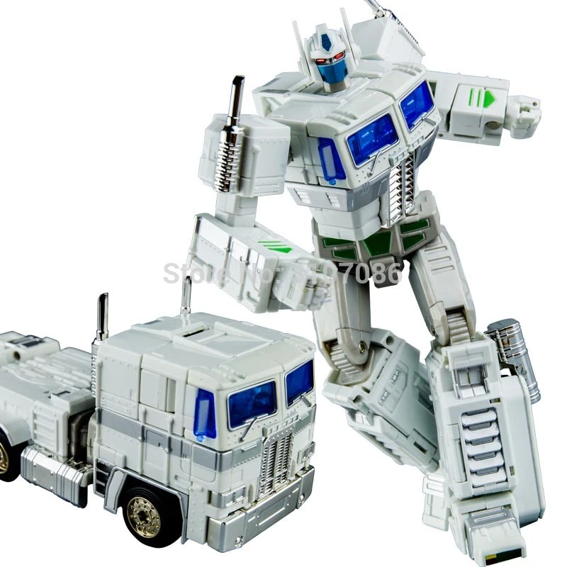 white transformer toy